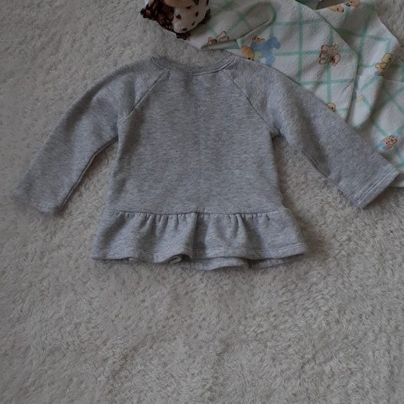 Jumping Beans Babies Grey Cat Sweatshirt Size 18M - Picture 5 of 8
